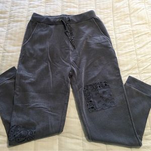 Sweatpant Joggers with Patchwork Accents by Vintage Havana (NWT)